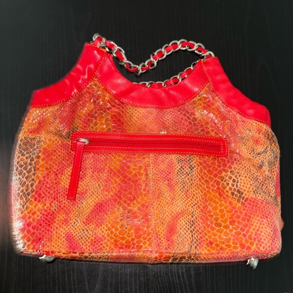 andienne vittandini Handbags - Andiennr Vittandini Red Leather Print